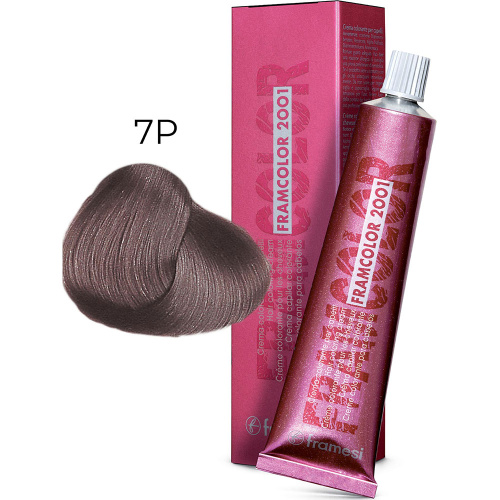 Крем-краска FRAMCOLOR 2001, 7P блондин перламутровый 7,62